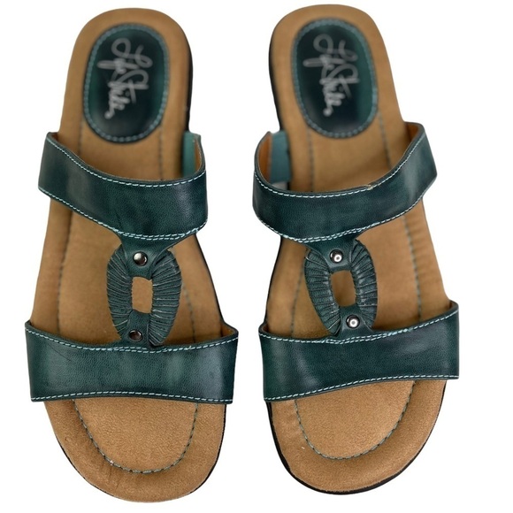 Life Stride Women’s Green Boho Sandals - Picture 2 of 8